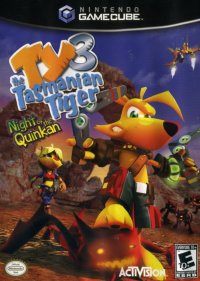 Ty the Tasmanian Tiger 3 Gamecube  box art